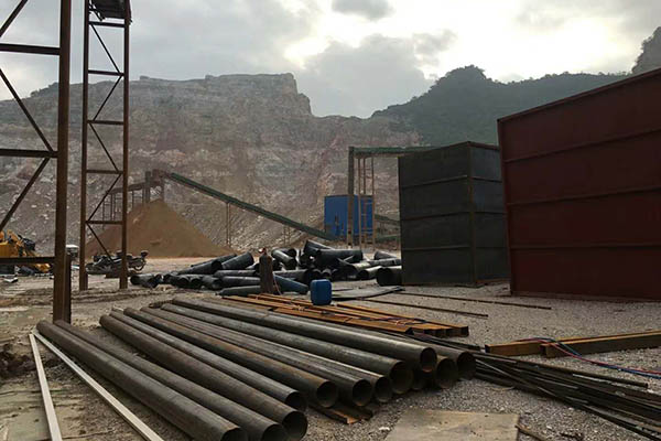 广西上角山矿业采矿生产线除尘工程